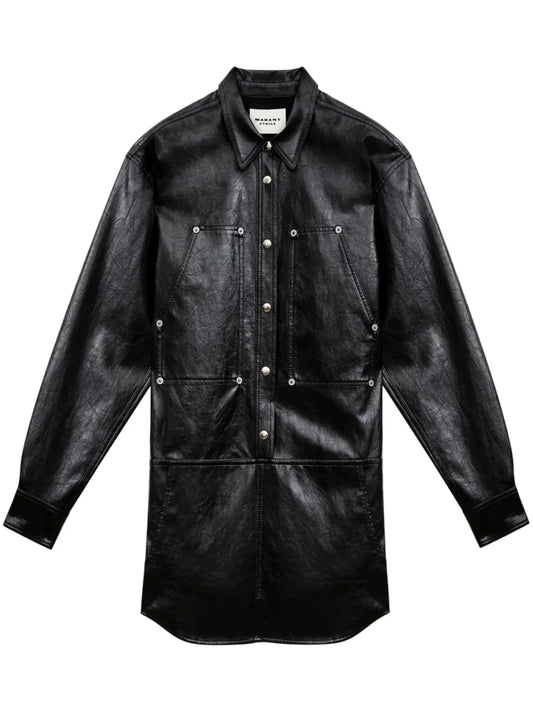 Ayali Faux Leather Dress