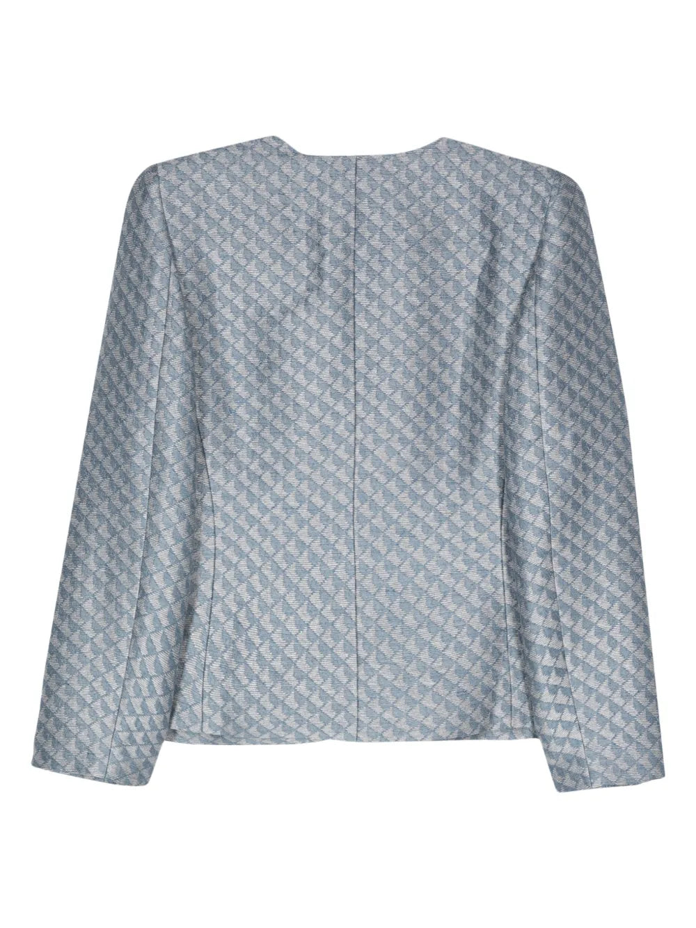 Patterned-Jacquard Blazer
