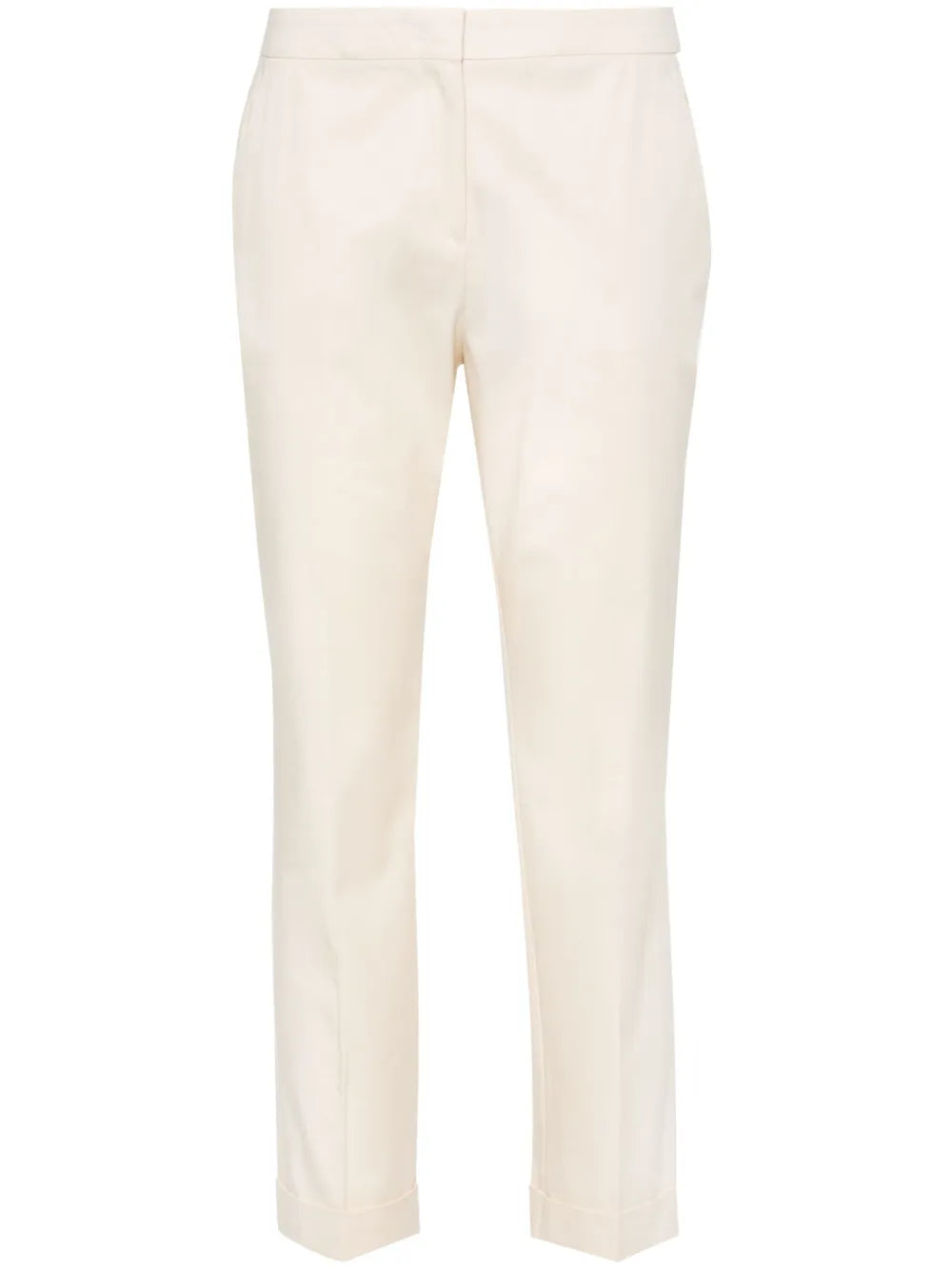Cropped Gabardine Trousers