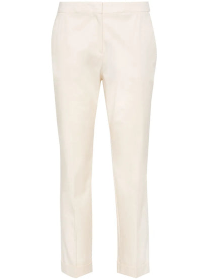 Cropped Gabardine Trousers