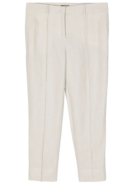 Harper Linen Cropped Trousers