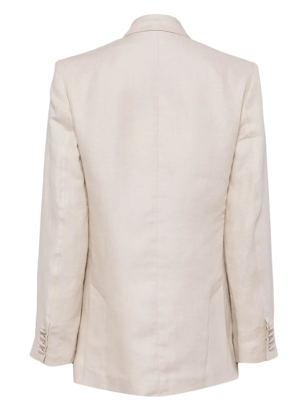 Ava Double-Breasted Linen Blazer