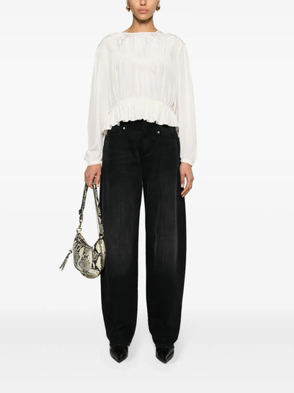 Vetan High-Rise Wide-Leg Jeans