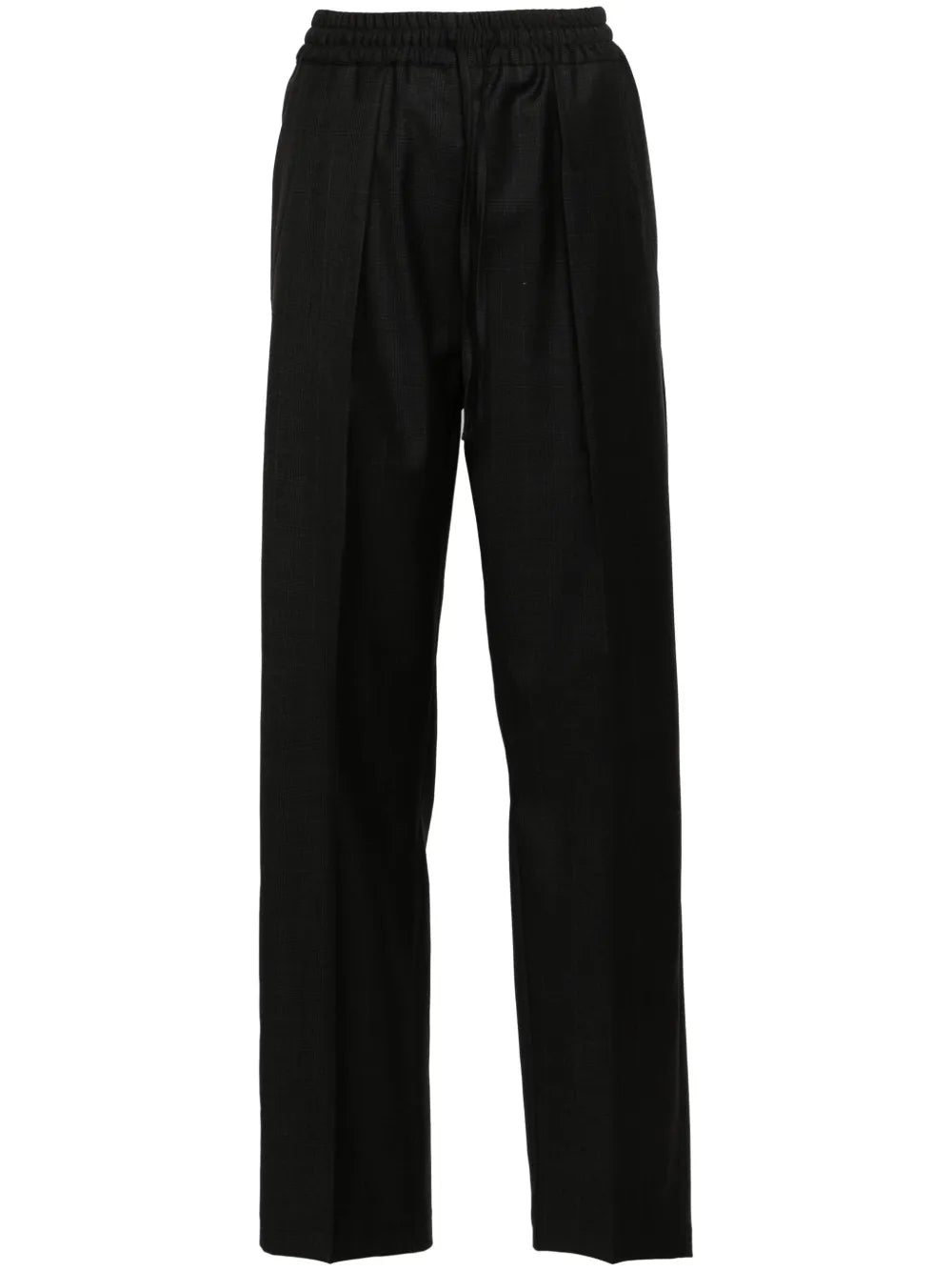 Liska Plaid Wool Trousers