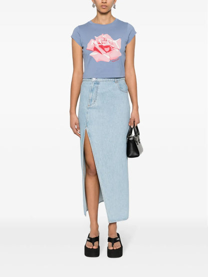 Rose Cropped T-Shirt