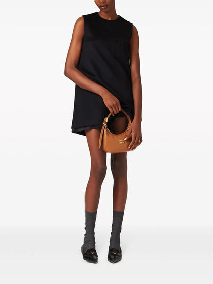Sleeveless Wool Minidress