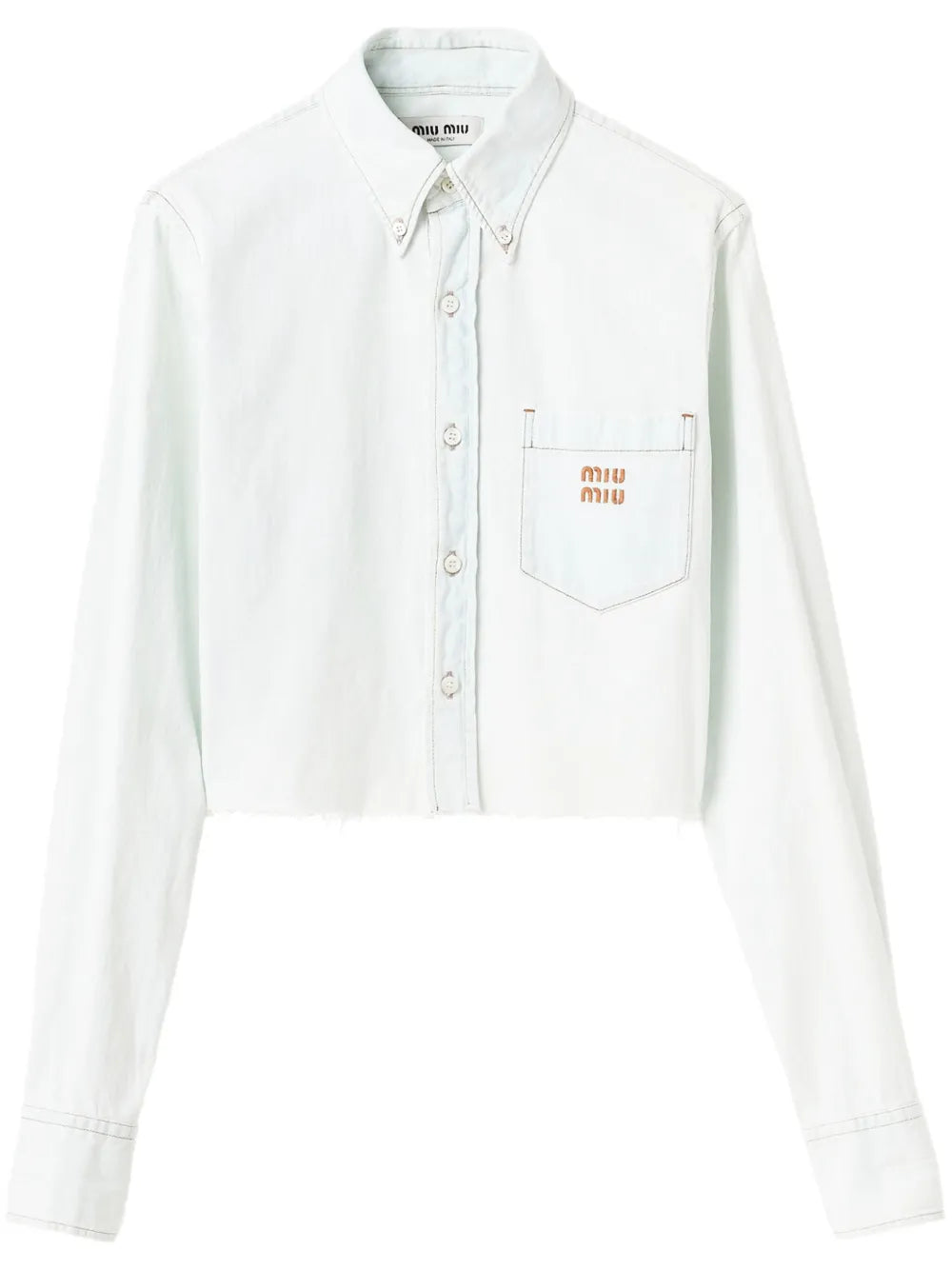 Logo-Embroidered Denim Shirt