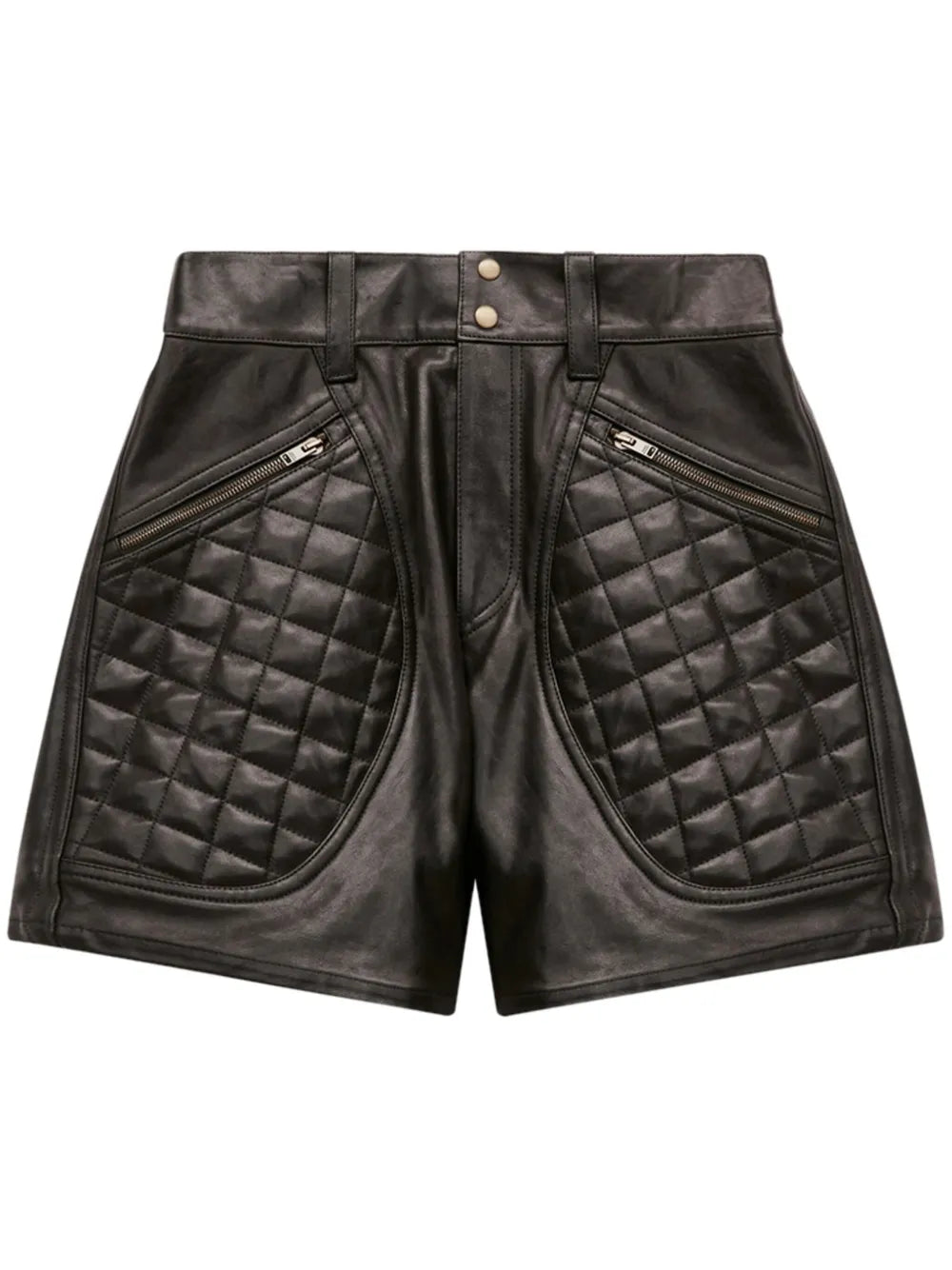 Candice Leather Shorts