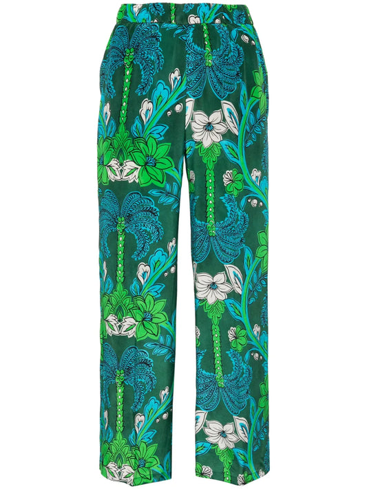Stelo Floral-Print Trousers