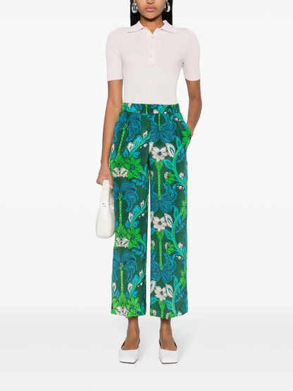 Stelo Floral-Print Trousers