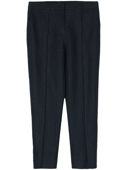 Harper Linen Cropped Trousers