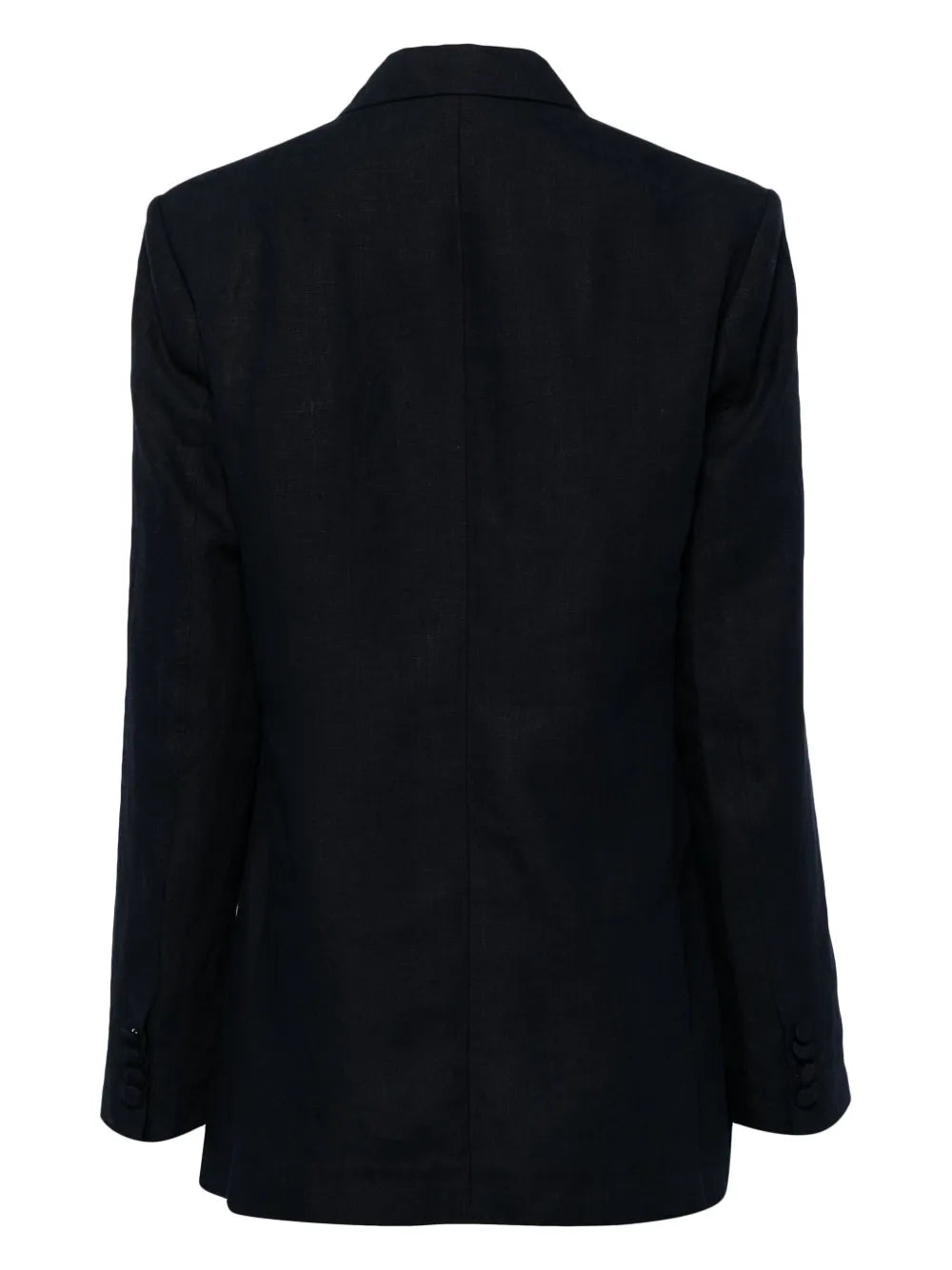 Ava Double-Breasted Linen Blazer