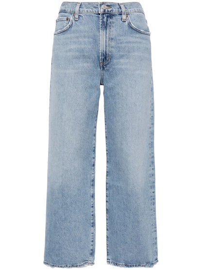 Harper Mid-Rise Cropped Jeans