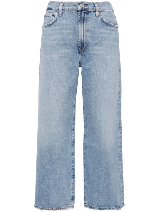 Harper Mid-Rise Cropped Jeans