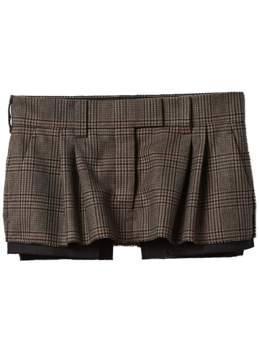 Prince Of Wales Check Miniskirt