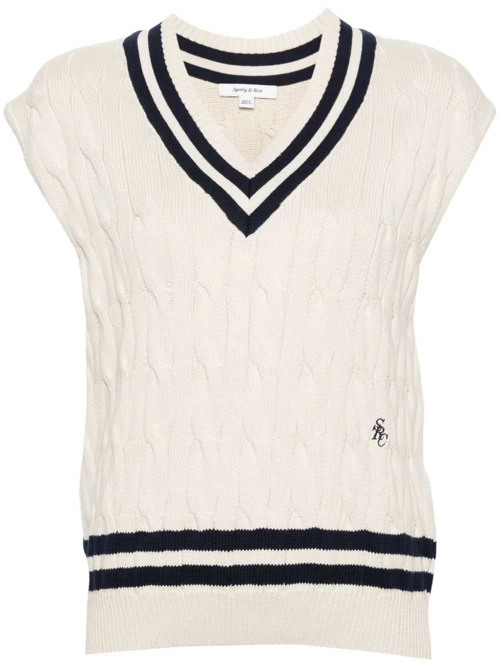 Cable-Knit Knitted Top
