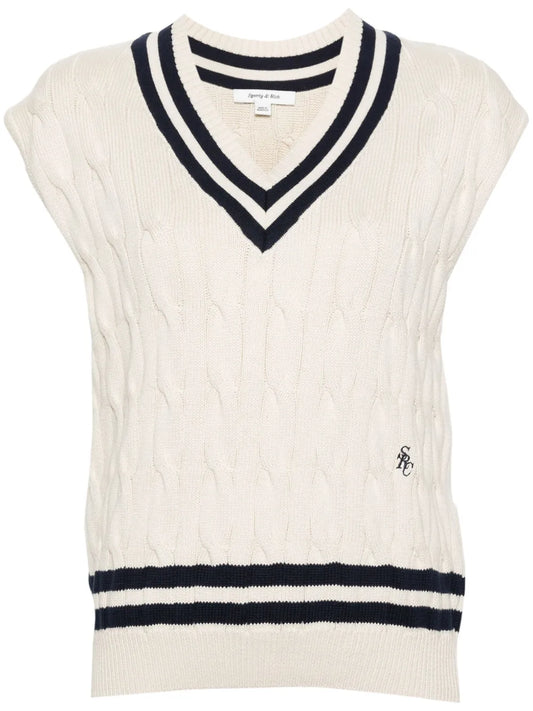 Cable-Knit Knitted Top