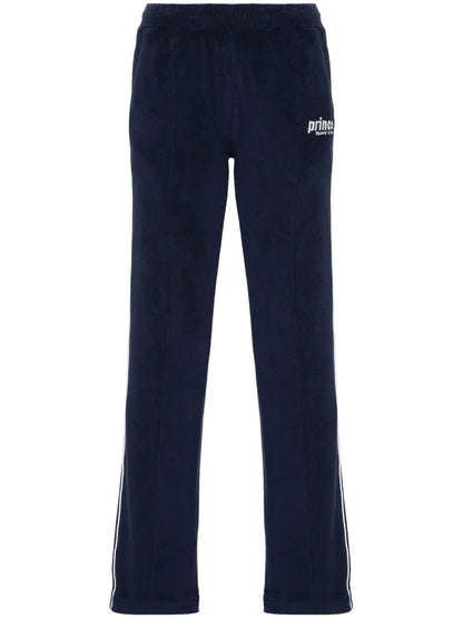 Logo-Embroidered Terry-Cloth Trousers