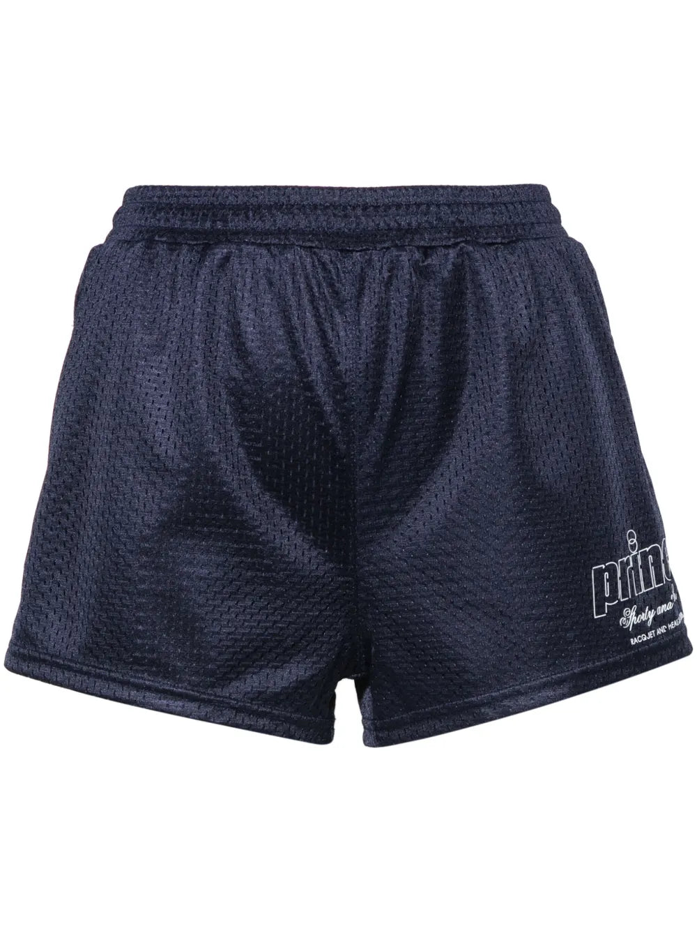 Logo-Printed Mesh Mini Shorts