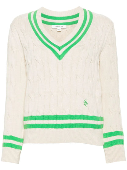 Cable-Knit Cotton Jumper