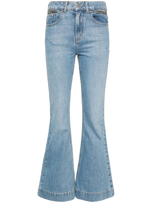 Falabella Chain Flared Jeans