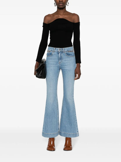 Falabella Chain Flared Jeans