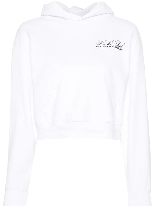 Logo-Print Cotton Hoodie