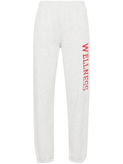 Logo-Printed Mélange Trousers