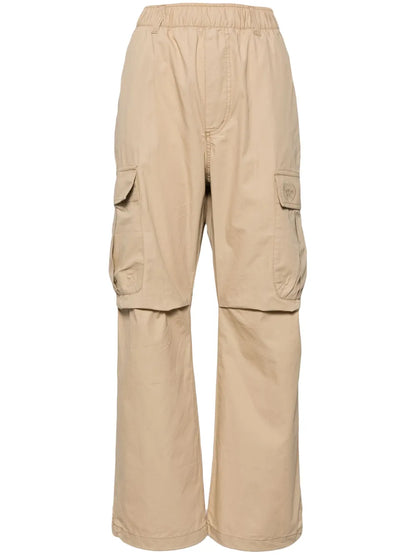 Logo-Embroidered Cargo Trousers