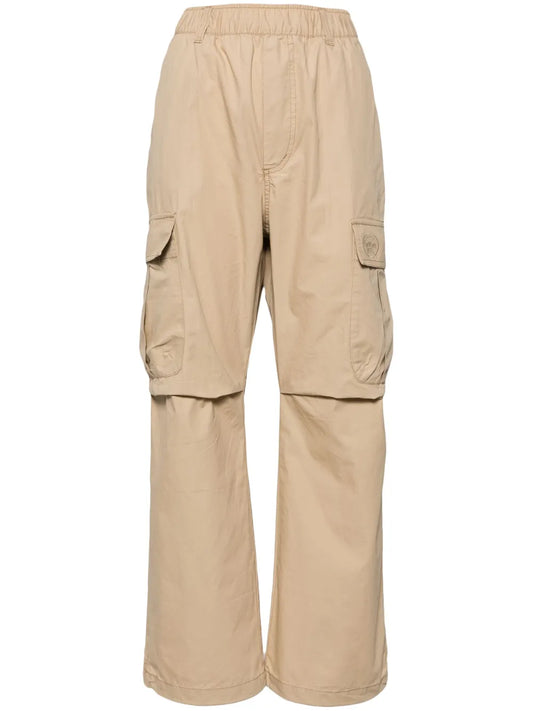 Logo-Embroidered Cargo Trousers