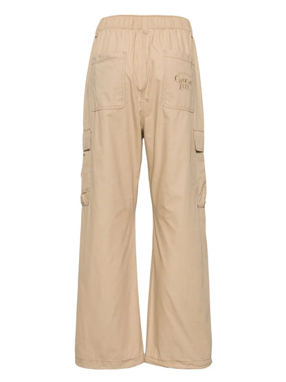 Logo-Embroidered Cargo Trousers