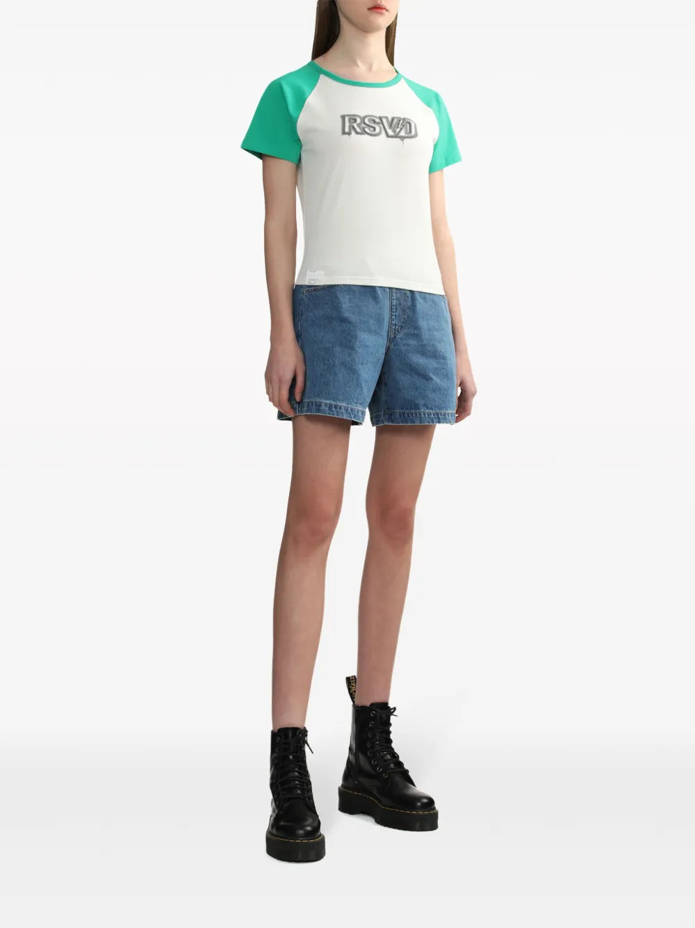 Colourblock Cotton T-Shirt