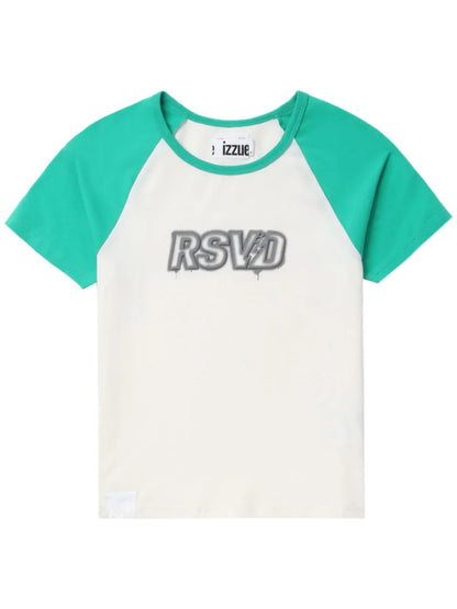 Colourblock Cotton T-Shirt