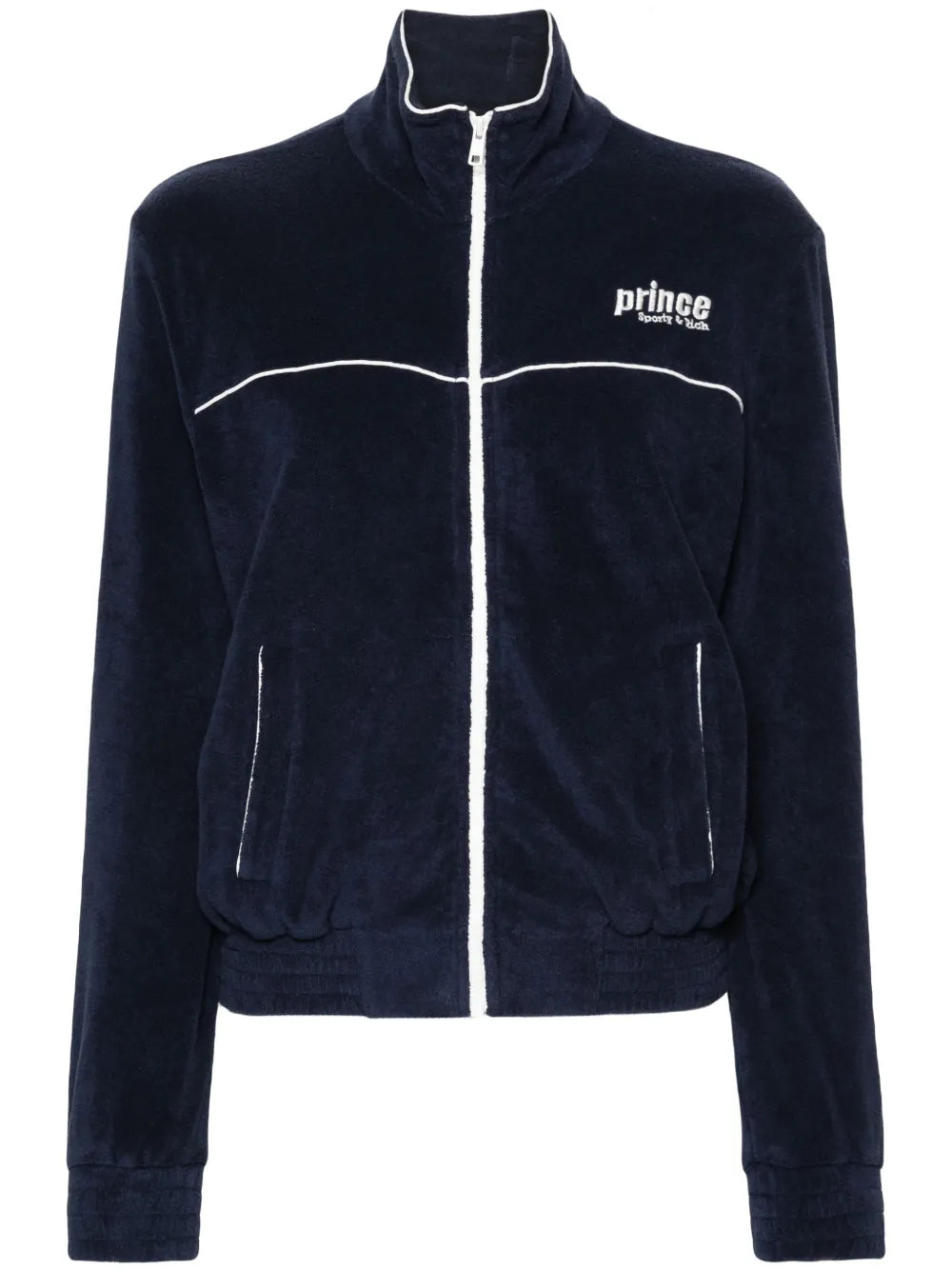 Logo-Embroidered Zip-Up Sweatshirt