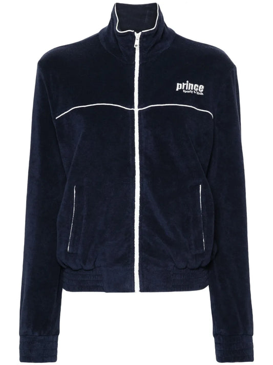 Logo-Embroidered Zip-Up Sweatshirt