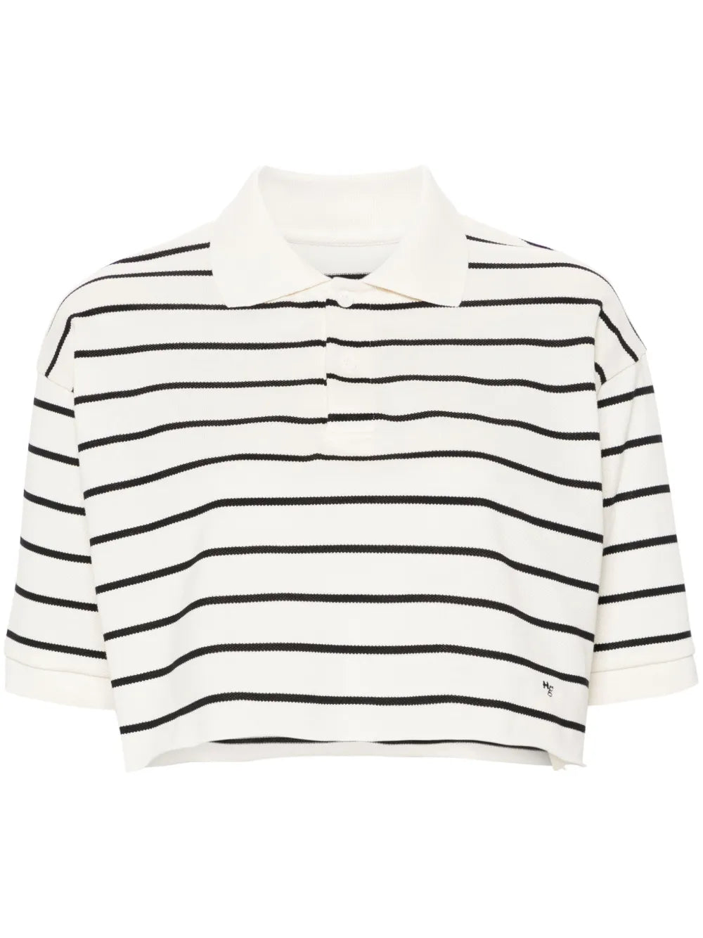 Striped Cotton Polo Shirt