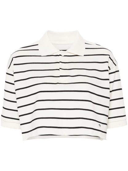 Striped Cotton Polo Shirt