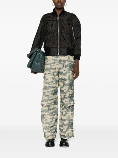 Refurbished Quilted Bomber Jacket