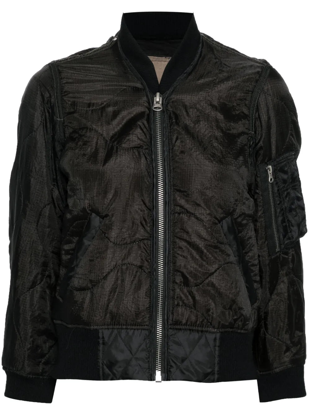 Refurbished Quilted Bomber Jacket