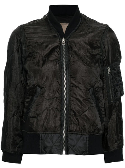 Refurbished Quilted Bomber Jacket