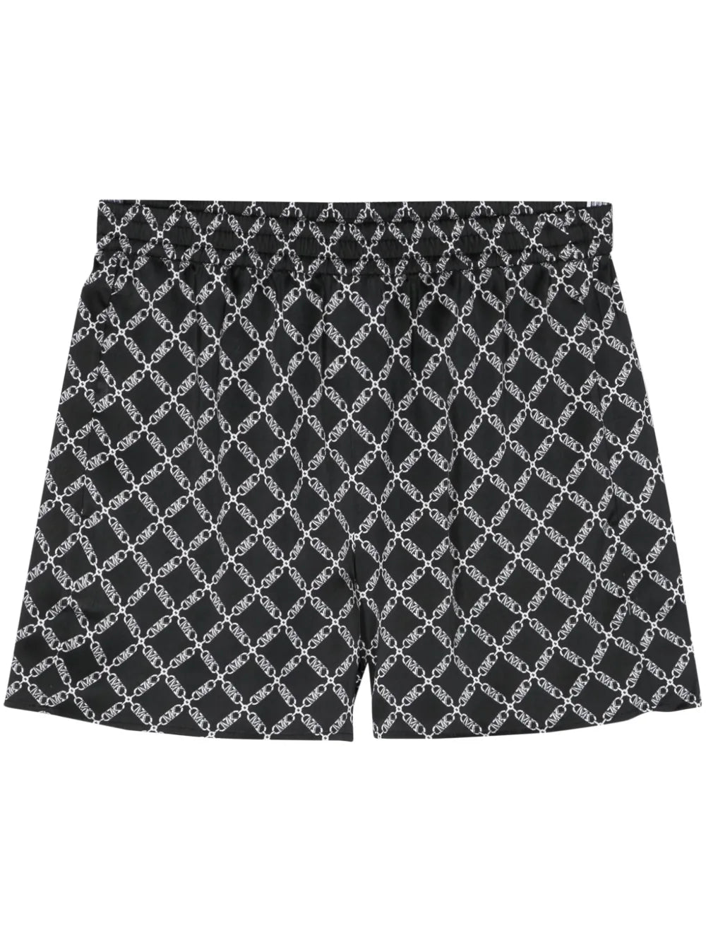 Empire Logo-Print Satin Shorts