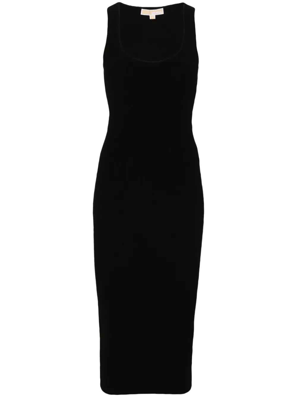 Cut-Out Ribbed Dress