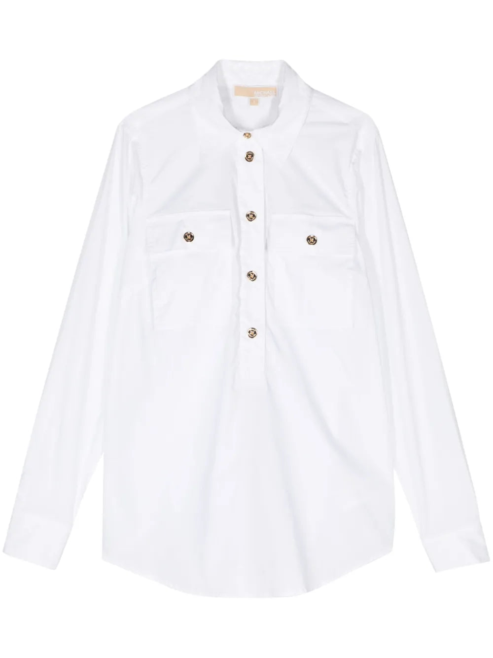 Collared Poplin Blouse