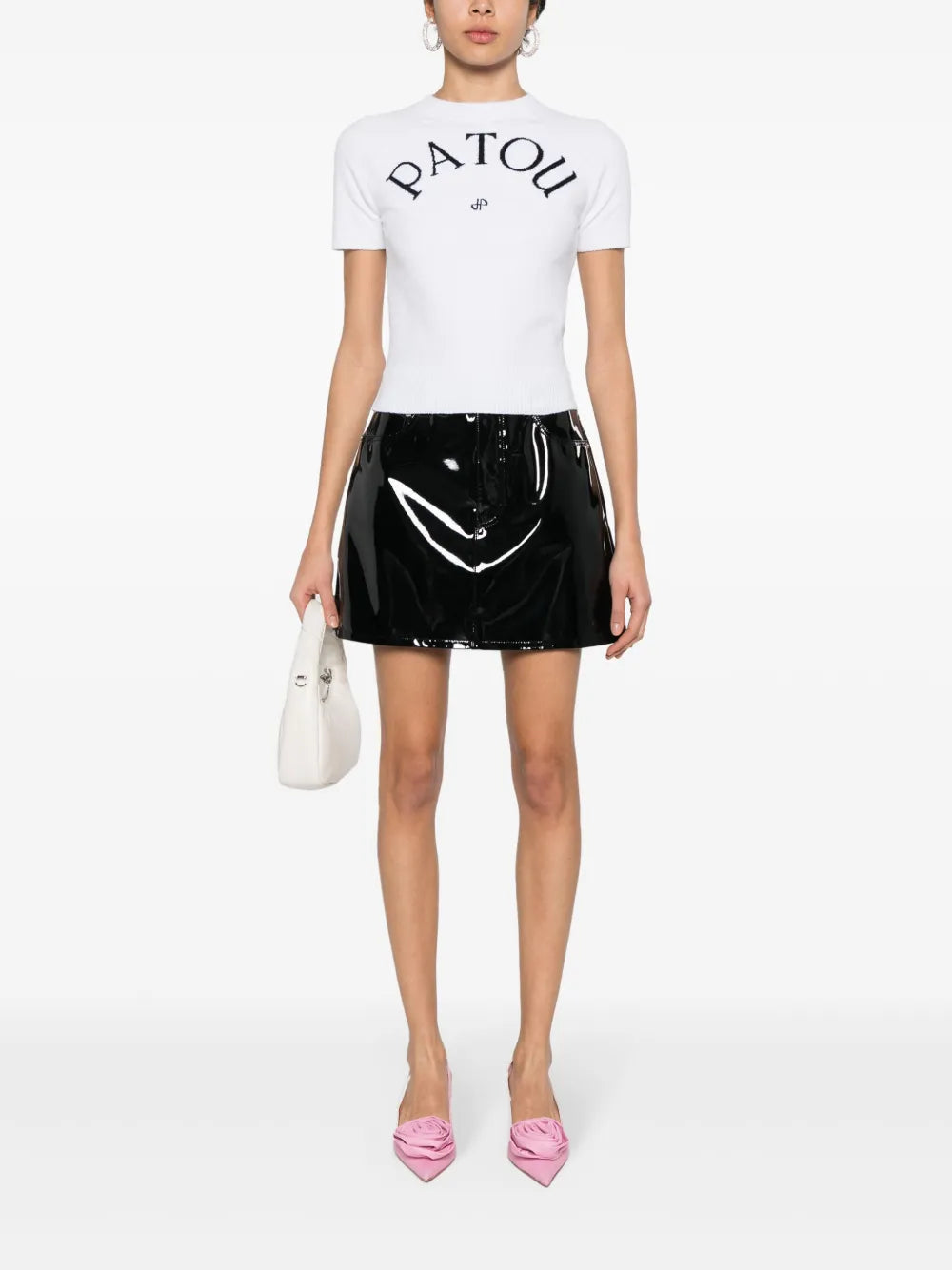 Logo-Jacquard Knitted Top