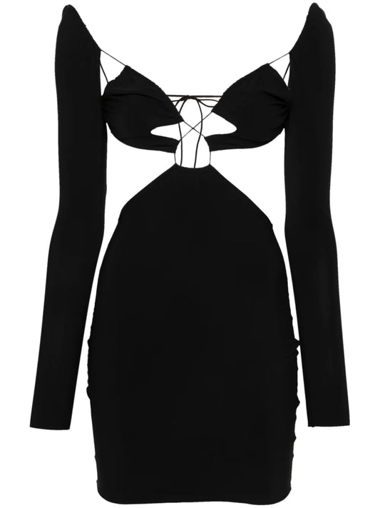 Azhar Cut-Out Minidress