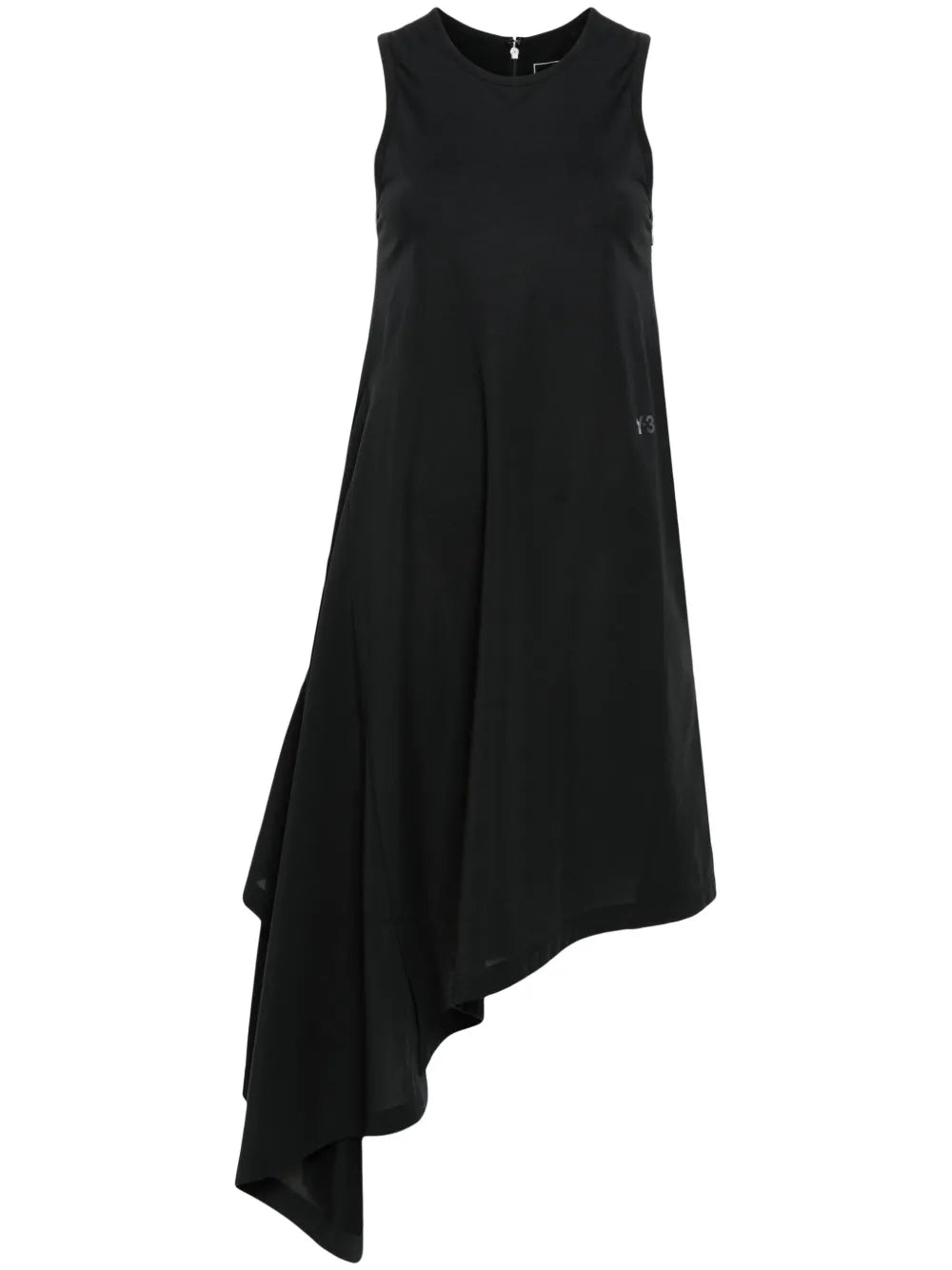 Draped Asymmetric Dress