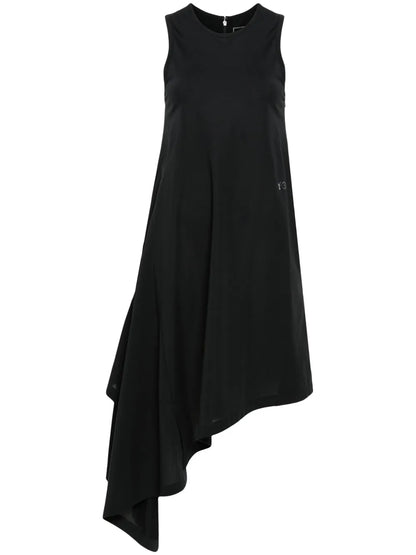 Draped Asymmetric Dress