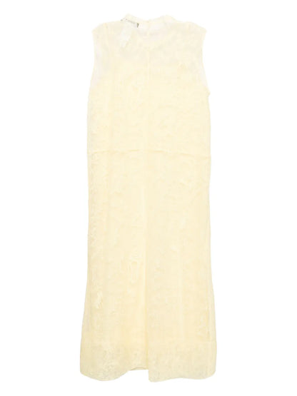 Sleeveless Lace Midi Dress