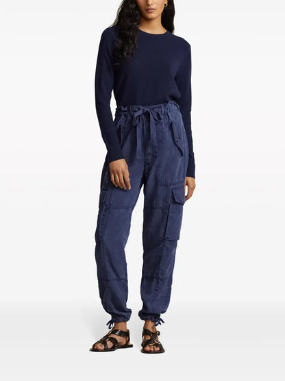 Tapered-Leg Cargo Trousers