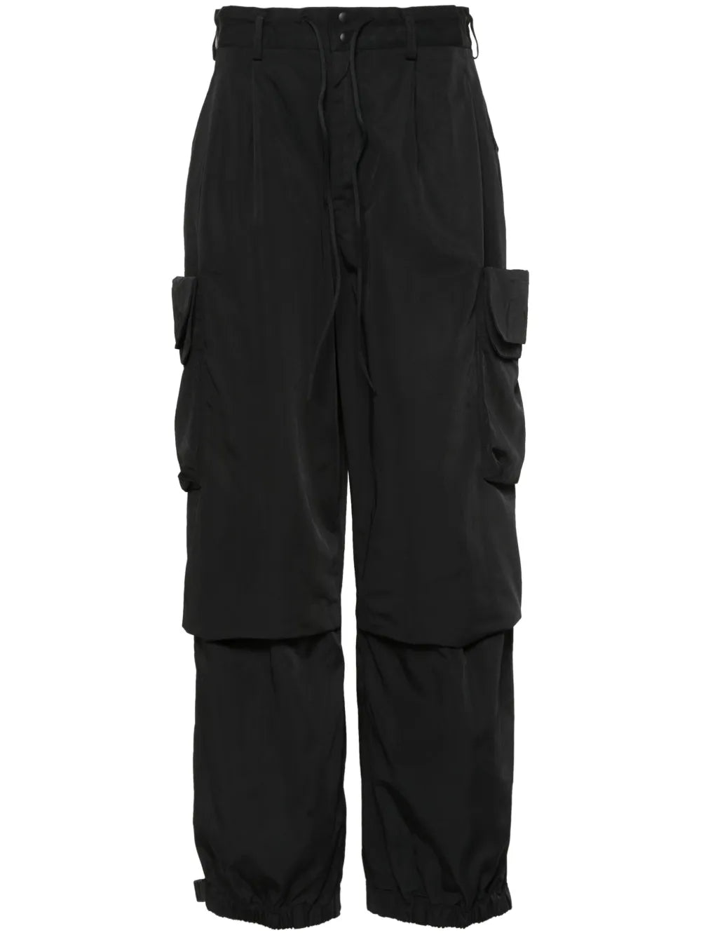 Cargo-Pockets Twill Trousers
